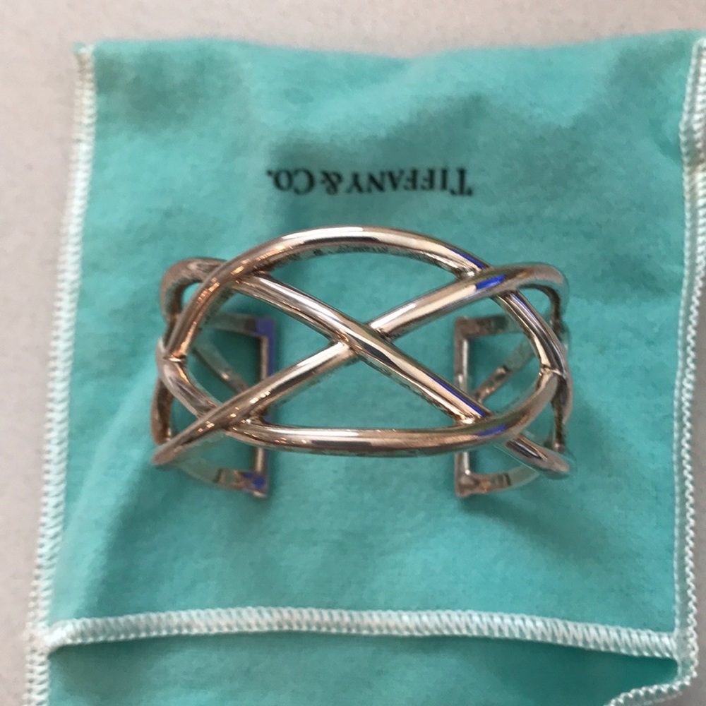 Tiffany & Co silver braid bracelet